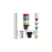 JJA So Fresh So City Cappuccino Cup Set - Multi-Coloured - with Rack by JJA So Fresh So City