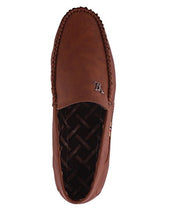 LeatherKraft Men's Loafers Brown Synthetic 10