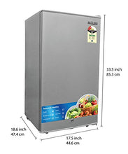 Mitashi 87 L 2 Star Direct-Cool Single-Door Refrigerator (MSD090RF100, Silver)