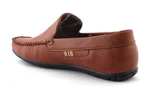 LeatherKraft Men's Loafers Brown Synthetic 10