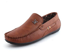 LeatherKraft Men's Loafers Brown Synthetic 10
