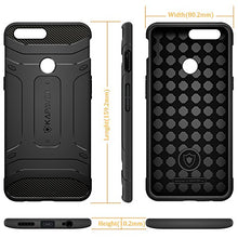 KAPAVER OnePlus 5T Case Premium Tough Rugged Solid Black Shock Proof Slim Armor Back Cover Case for One Plus 5T